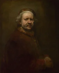 Zelfportret op 63-jarige leeftijd, 1669